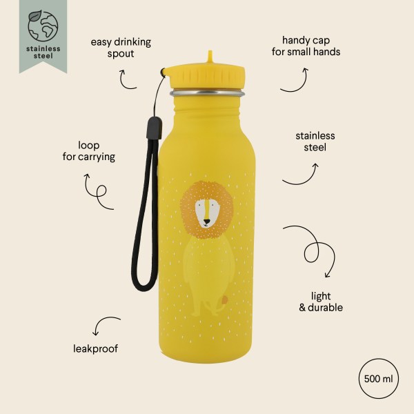 TRIXIE BOTTLE 500ML - MRS. FLAMINGO